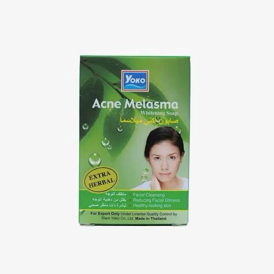 acne melasma whitening soap (25gr)